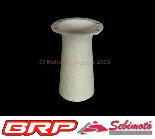 Sebimoto GFK Einbaurohr für einen Ellipsoidscheinwerfer 65 mm installation tube for ellipsoid headlamp 65 mm