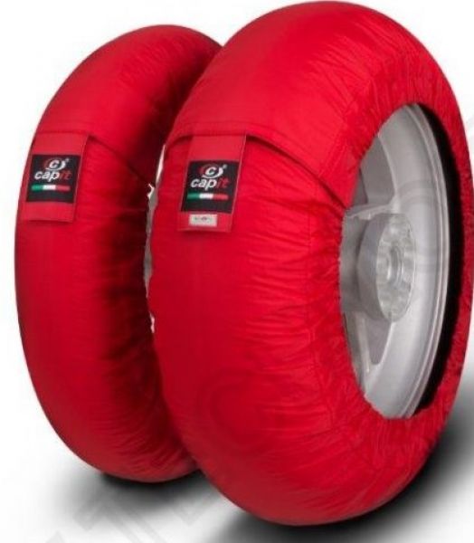 Capit Reifenwärmer Suprema Spina Mini GP  vorne 100/90 -12"  hinten 120/80-12"  -  12 Zoll tyre warmers