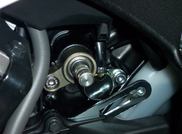 Shiftholder Kit titan Honda CBR600RR ab 2007 CBR600F Hornet ab 2007 und CBF 600 S ABS PC43 ab 2008 und CBR 600 F ab 2011