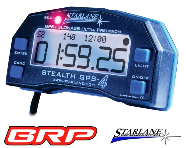 Starlane GPS Laptimer STEALTH 4 LITE mit zweifach GPS with twin GPS