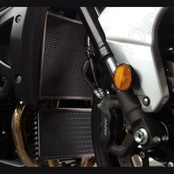 Suzuki B-King ab 2008 R&G Racing Kühler und Ölkühler Schutz Set schwarz oder silber radiator and oil cooler protection set black or silver