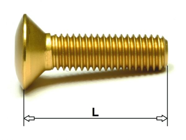 TCS Aluminium Schrauben bolts gold