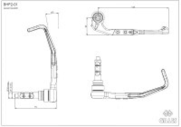 Gilles Bremshebelprotektor schwarz matt BHP2-01-BD