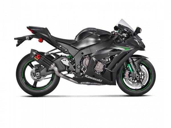 Auspuff Halterung mit Auspuffschelle Kawasaki ZX10R 2016 bis 2020 und ZX10RR 2017 bis 2020