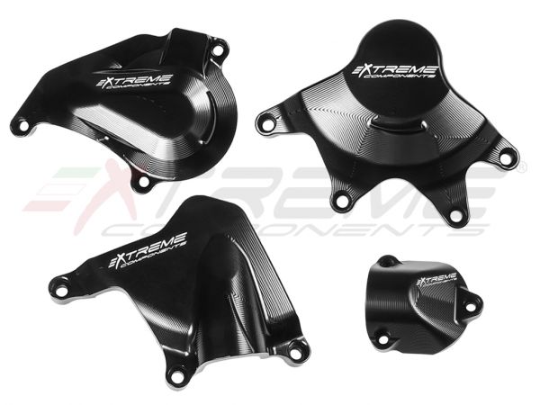 BMW S1000RR S1000R und M1000RR 2019 bis 2022 Extreme Components Motorschutzdeckel Set