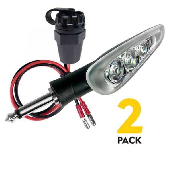 Click'n Ride Abnehmbare Micro LED Blinker SET 2er mit E-Zeichen / mit Diebstahlschutz