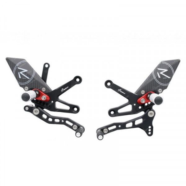 Lightech Fußrastenanlage "Road" R Type Kawasaki ZX-6 R / 636 2005-