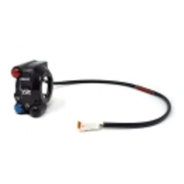 Jetprime Gasgriffschale mit Lenkerschaltereinheit gefräst Ducati V2 plug & play