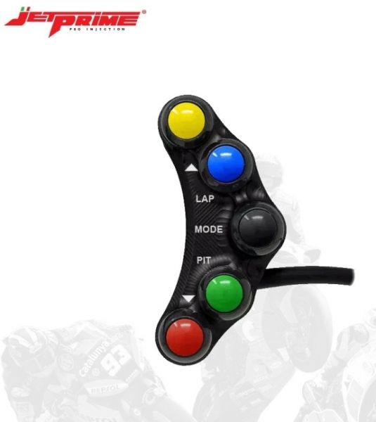 Jetprime Honda CBR 1000 RR und CBR 1000 R 2020 bis 2022 Lenkerschalter racing links und Gasgriffschale mit Lenkerschaltereinheit