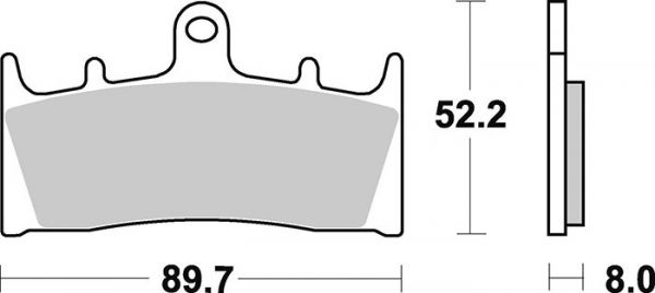 BRAKING Bremsbelag CM66 Racing