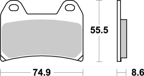 BRAKING Bremsbelag CM66 Racing