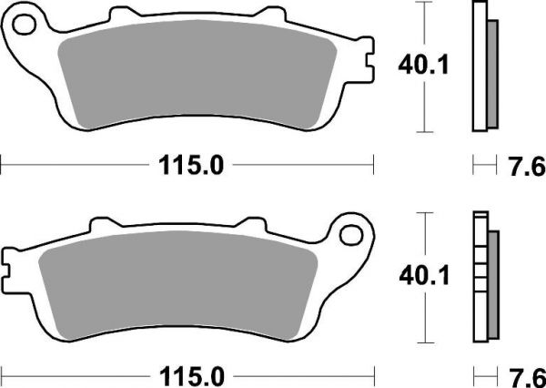 BRAKING Bremsbelag CM66 Racing
