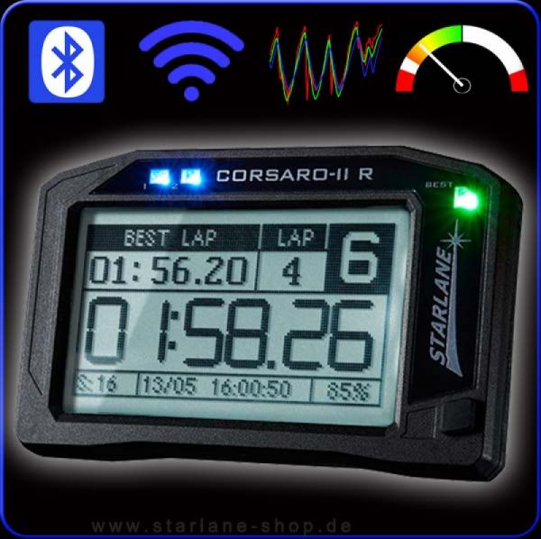 Starlane GPS Laptimer CORSARO-V2.1 R Lean Angle