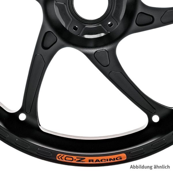 OZ Gass RS-A Aluminium Satz in schwarz matt für Kawasaki ZX10R Ninja (nur mit Standard Felge - nicht für RR-Model mit Marcchesini Felgen), 2016-2024