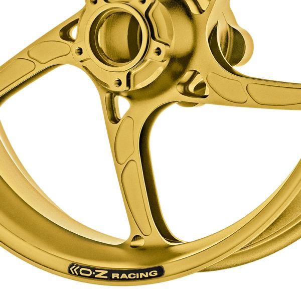 OZ Piega Aluminium Satz goldfarben matt für Aprilia Modelle, RSV1000R 2001-2009 / Tuono 1000R 2006-2011