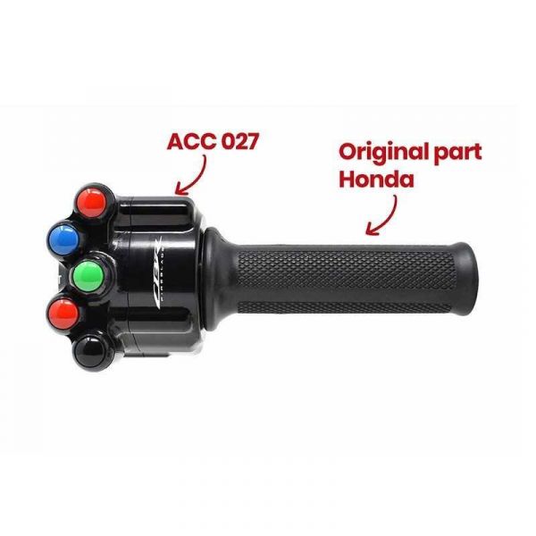 Jetprime Honda CBR 1000 RR und CBR 1000 R 2020 bis 2022 Jetprime Gasgriffschale mit Lenkerschaltereinheit