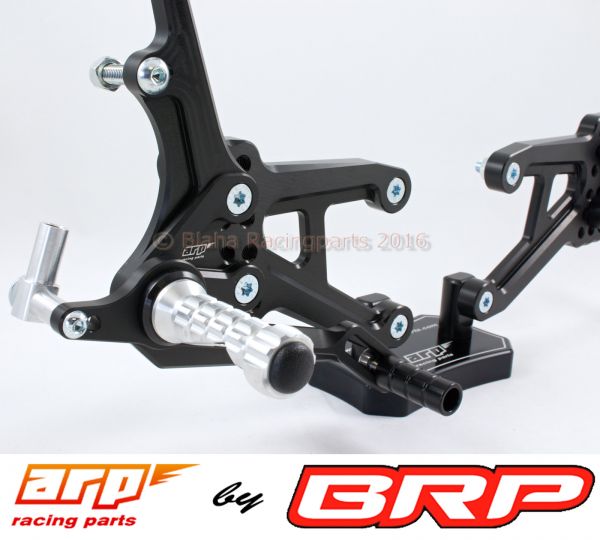 ARP Racing Fussrastenanlage Yamaha YZF 600 R6 2003-2005 RJ05 RJ09 Originalschaltung Rear set original shifting