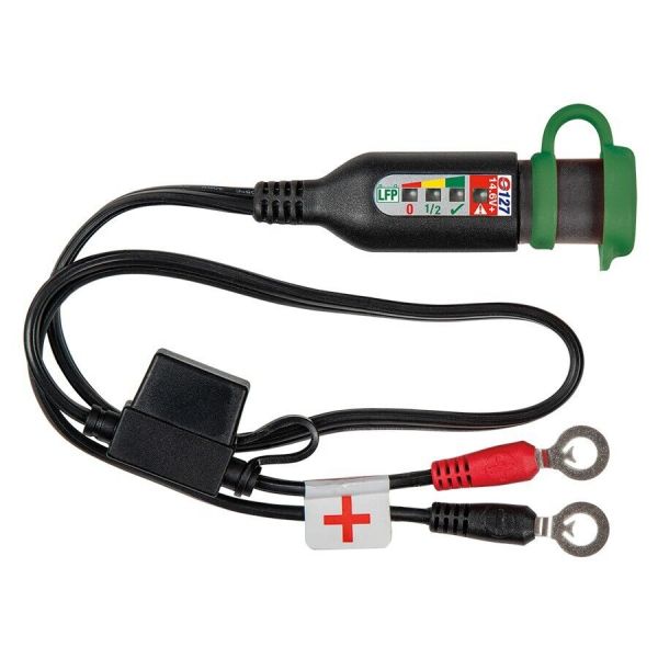 Optimate Zubehör O127 - Ösenkabel mit Monitor für LiFePO4-Batterieladegerät