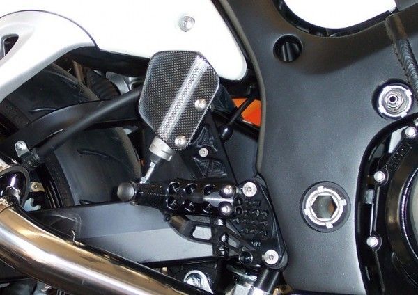 Gilles Racing Fussrastenanlage Suzuki Hayabusa GSXR 1300 2008 bis 2020