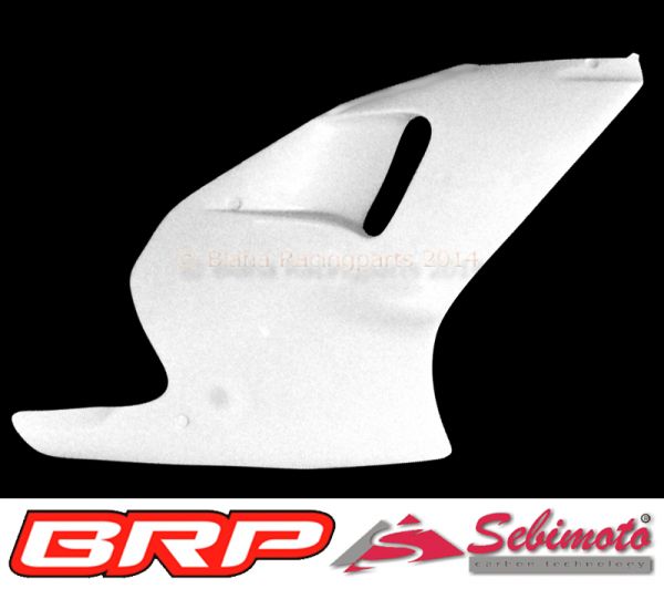 Aprilia RS 250  1995 - 1997 Sebimoto Rennverkleidung 3 tlg. und Unterkiel und Höcker offene Sitzfläche für Originalsitz - Fairing 3 parts and lower keel and tailsection open for original seat