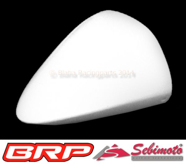 Aprilia RS 250 1998 - 2003 Sebimoto Rennverkleidung 3 tlg. + Unterkiel und Höcker 2 tlg. (für Originalsitz) fairing 3 parts + lower keel and tailsection 2 parts (for original seat)