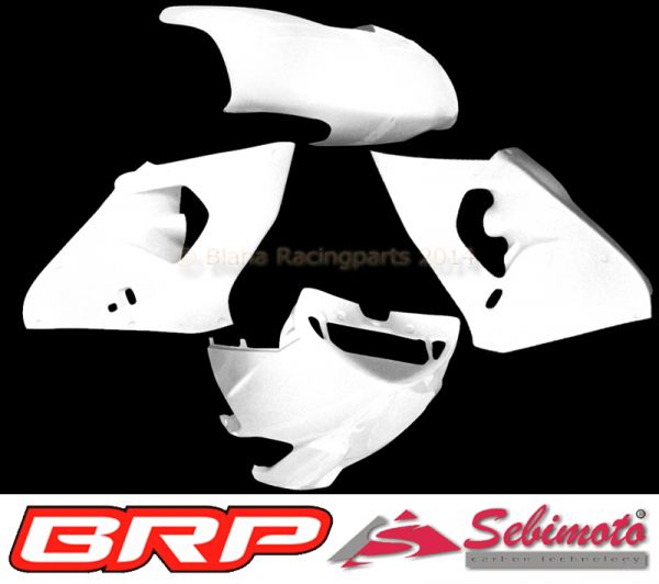 Aprilia RSV 1000 Mille 1998 - 2000 Sebimoto Rennverkleidung 4 tlg. fairing 4 parts