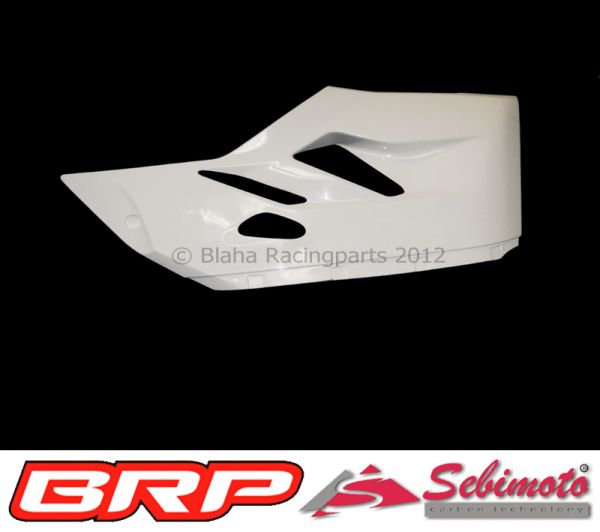 Ducati Panigale 1199 2012 bis 2014 Sebimoto Rennverkleidung 5 teilig und Höcker offen Fairing 5 parts and tailsection open in GFK