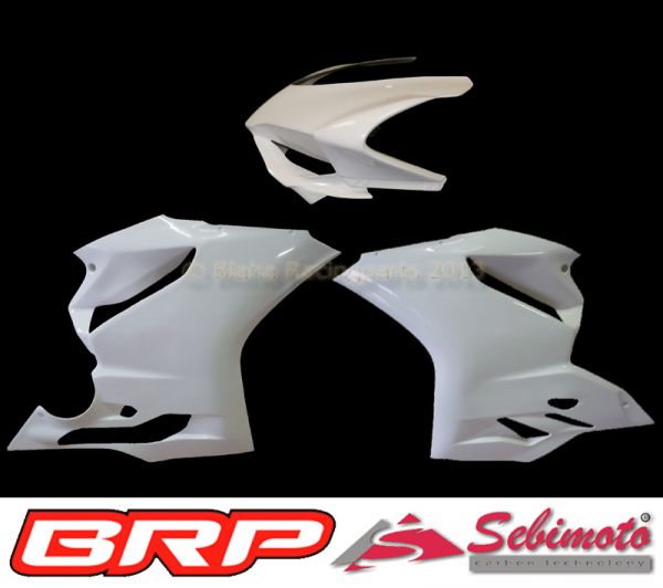 Ducati Panigale 1199 2012-2014 Sebimoto Rennverkleidung 3 teilig Fairing 3 parts