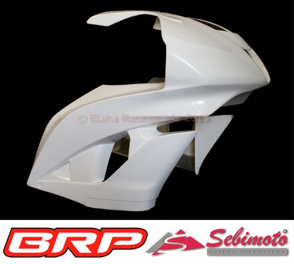 Honda CBR 600RR 2007-2008 PC40 Sebimoto Rennverkleidung 2 teilig + Höcker geschlossene Sitzfläche für Moosgummiauflage + Tankabdeckung
