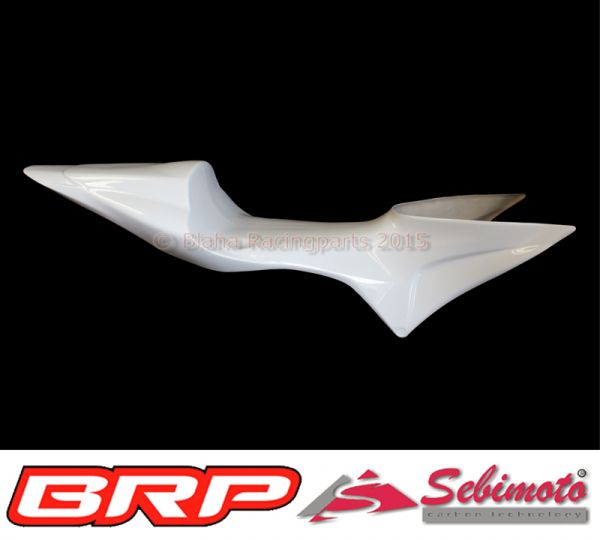 Honda CBR 600RR 2007-2012 PC40 Sebimoto Höcker geschlossene Sitzfläche für Moosgummiauflage Tailsection closed seatplate for foam rubber