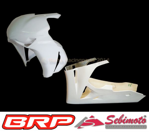 Honda CBR 1000RR 08-11 SC59 Sebimoto Rennverkleidung 2 teilig Unterteil Racing Fairing 2 parts lower part racing