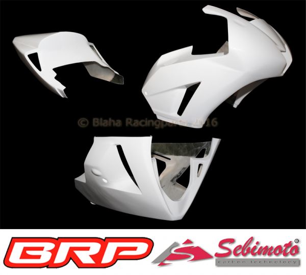 Honda CBR 600RR 2013-2018 PC40 Sebimoto Rennverkleidung 2 teilig + Höcker offene Sitzfläche für Originalsitz  Fairing 2 parts + tailsection open seatplate for original seat