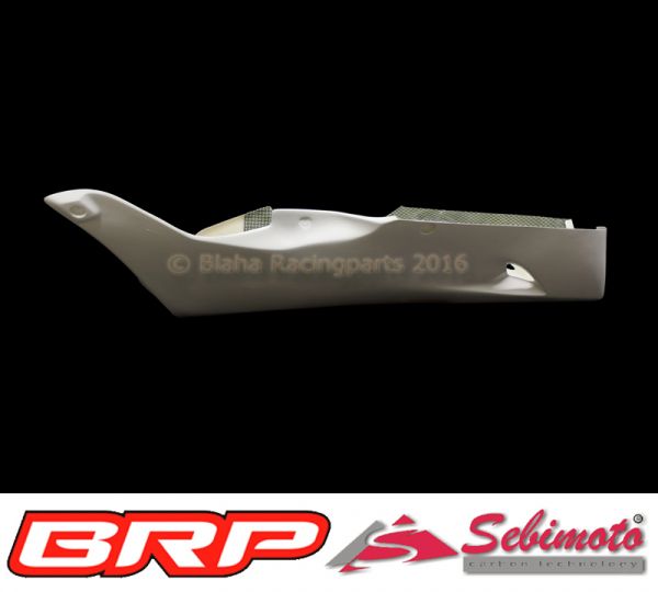 Honda RCV214 MotoGP Replica auf Basis SC59 2008 bis 2015 Sebimoto Unterteil für original Auspuffanlage mit Seitenständerausschnitt  Lower part for original exhaust