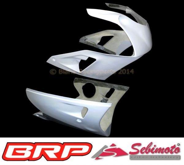 Kawasaki ZXR 400 R 1991 - 1999 Sebimoto Rennverkleidung 2 teilig. Fairing 2 parts