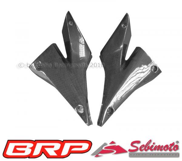 Kawasaki ZX 10R 2004 - 2005 Sebimoto Höckerrahmenschutz links rearframe protection left side