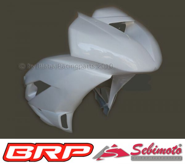 Kawasaki ZX 6R 2009 - 2016 Sebimoto Rennverkleidung 2 teilig. +  Höcker geschlossen für Moosgummi Fairing 2 parts + tailsection close for foam rubber