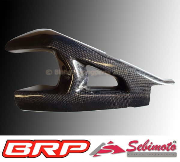 Kawasaki ZX 10R 2016 bis 2020 Sebimoto Schwingenschutz links Swingarm protection left side