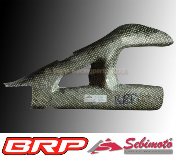 Kawasaki ZX 10R 2016 bis 2020 Sebimoto Schwingenschutz links Swingarm protection left side