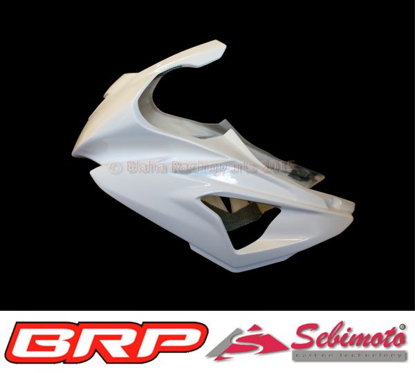 BMW S 1000RR / 2012-2014 Sebimoto Rennverkleidung 2 tlg., Unterteil für original Auspuffanlage / Fairing 2 parts, lower part for original exhaust