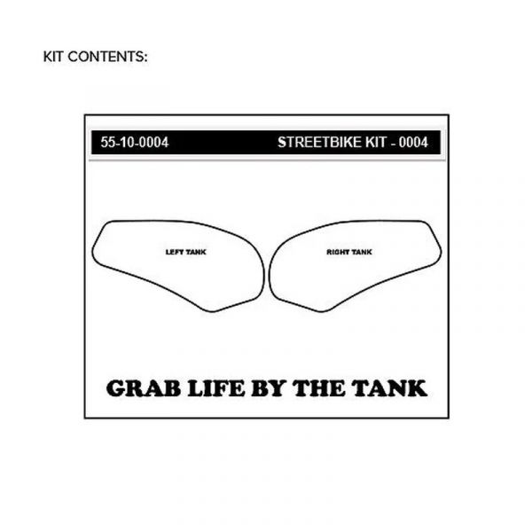 Yamaha YZF 600 R6 2003-2005 Stompgrip - Volcano Traction Pads - klar - 55-10-0004C