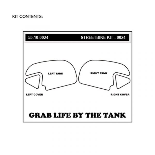 Honda CBR 600RR/ABS  2013-2023  Stompgrip - Volcano Traction Pads - klar - 55-10-0024C