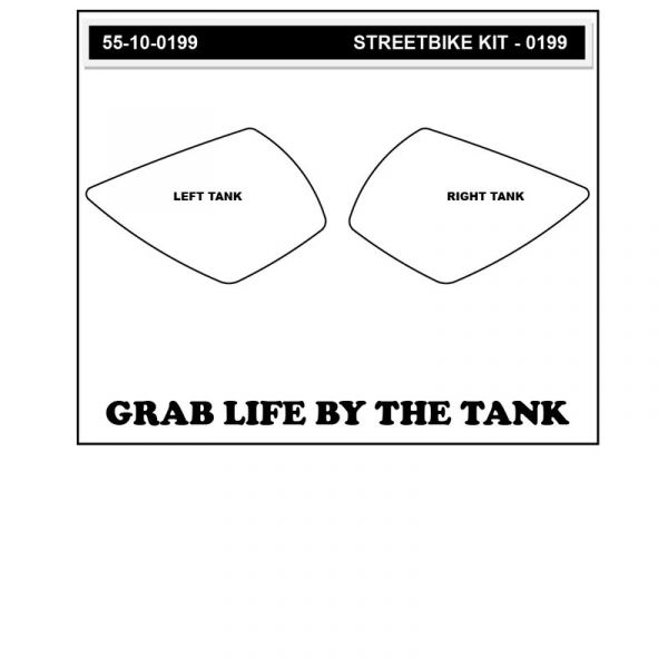 KTM RC 390 2022-2024  Stompgrip - Volcano Traction Pads - klar - 55-10-0199C