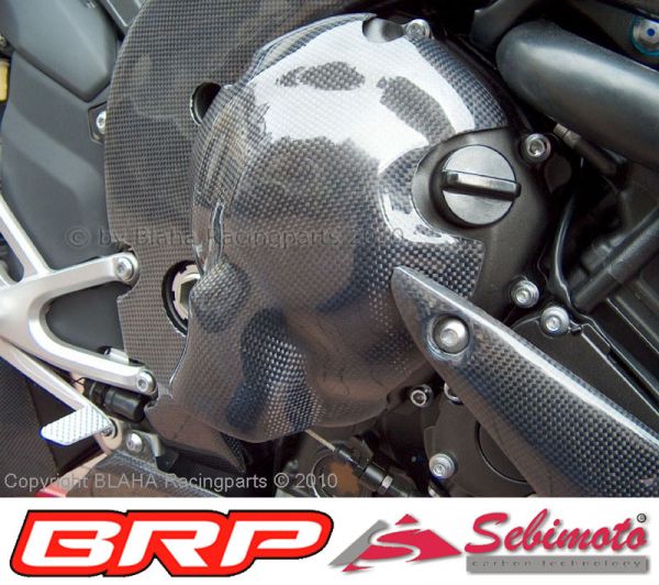 Yamaha YZF 1000 R1 2007-2008 RN19 Sebimoto Motordeckel rechts Kupplungsdeckel  Engine cover right side Clutch cover
