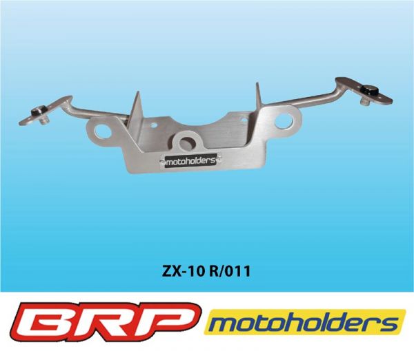 Kawasaki ZX 10R 2011 bis 2015 Motoholder Alu Verkleidungshalter Racing für Serieninstrumente fairing holder