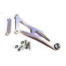 Aprilia RSV Mille bis 2003 Tuono bis 2005 B&G Auspuffhalter silber Exhaust holder silver