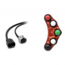 Jetprime Kawasaki ZX-10R RR 2021 bis 2022 Lenkerschalter racing links plug & play Rot