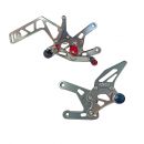 TRACK  Fußrastenanlage titanfarben Yamaha YZF-R1 RN32 2015-16 RN49 2017-19 RN65 2020- ABE