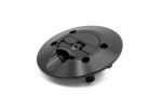 Gilles FCAP2 – CNC-Tankdeckel, schwarz für Aprilia RSV4 RR / RF KE (2017 - 2018) und versch. Ducati Modelle  (FCAP2-B006-B)