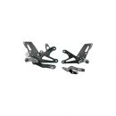Lightech Fussrastenanlage Triumph Daytona 675 / 765 2013-2021 / Street Triple 765 S / R / RS 2017- mit klappbaren Rasten und ABE