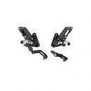 Lightech Fußrastenanlage Yamaha MT-09 / MT-09 SP 2021- / Tracer 9|GT / XSR 900 GP mit klappbaren Rasten und ABE !